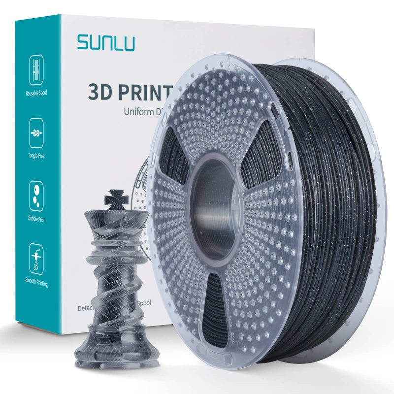 Sunlu PLA Twinkling 3D Printer Filament 1.75mm 1kg