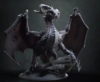 Ancient Elder Black Dragon 1